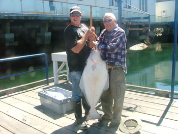 Sportfischen auf Halibut und Lachs