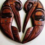 Northwest Coast Kwakitul Carvings, Nanaimo