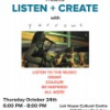 PDCAC Presents Listen + Create with Yarrows